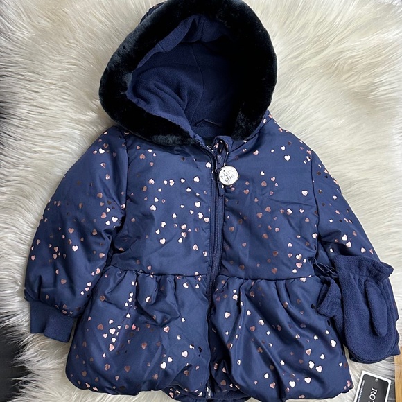 Rothschild Peplum Jacket With Mittens NWT - Picture 3 of 10